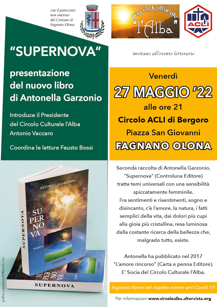 “SUPERNOVA”, nuovo libro di Antonella Garzonio