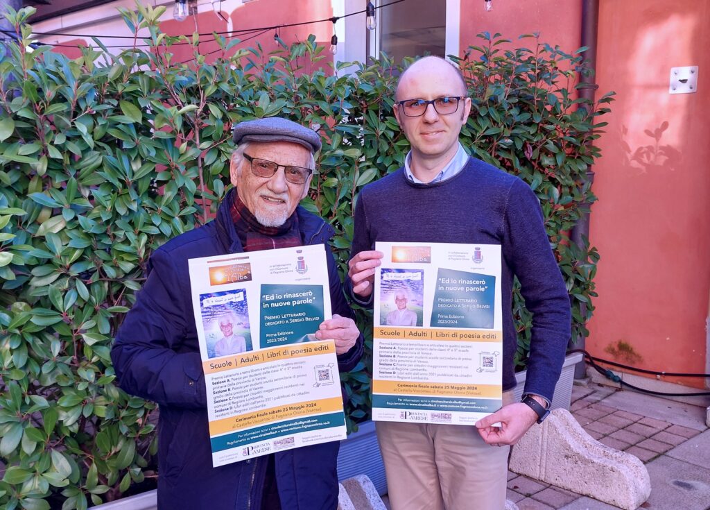 Antonio Vaccaro, Presidente del Circolo Poetico Culturale l’Alba, e Paolo Bossi, Vicepresidente e Responsabile organizzativo del Premio Letterario